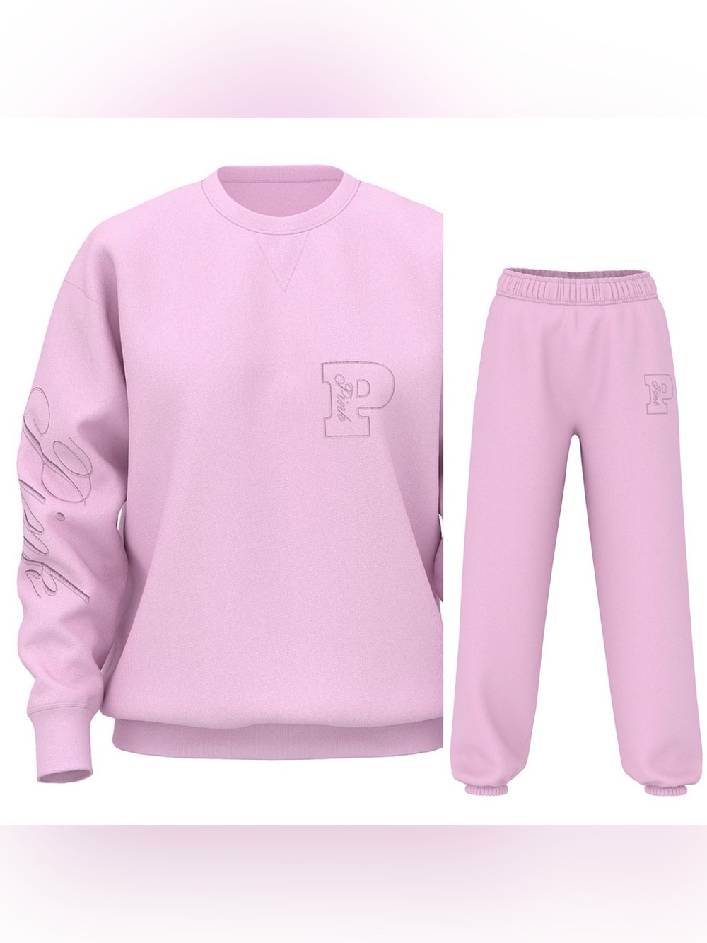 PINK SET Victoria’s Secret Pink Crewneck with Sweatpants